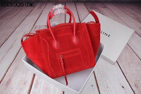 2015 Celine classic nubuck leather with original leather 3341-4 red JH06527fk36