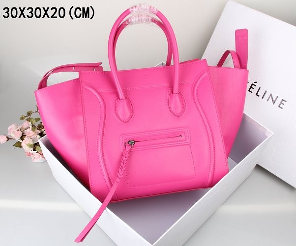 2015 Celine classic original ferrari leather 3341-3 rose JH06528sX32