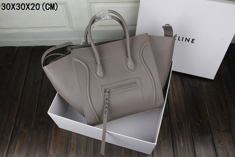 2015 Celine classic original leather 3341-1 gray JH06518uK17