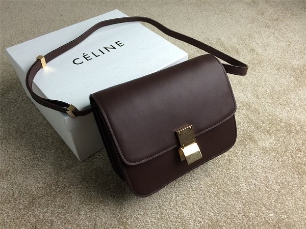 2015 Celine Classic retro original leather 11042 burgundy JH06571aT18