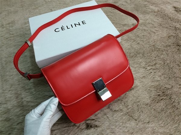 2015 Celine Classic retro original leather 11042 red JH06576jI43