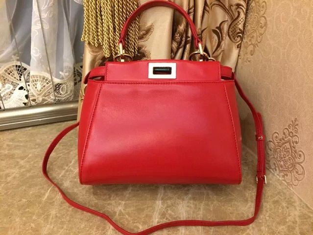 2015 Fendi winter best-selling model original leather 55211 red JH08820Hu22