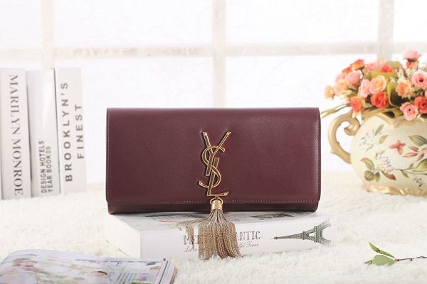 2015 Yves Saint Laurent hot style original leather 5486 burgundy JH08460dt49