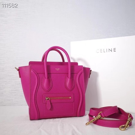 AAA 1:1 CELINE NANO LUGGAGE BAG IN LAMINATED LAMBSKIN 189244-23 JH05903RI87