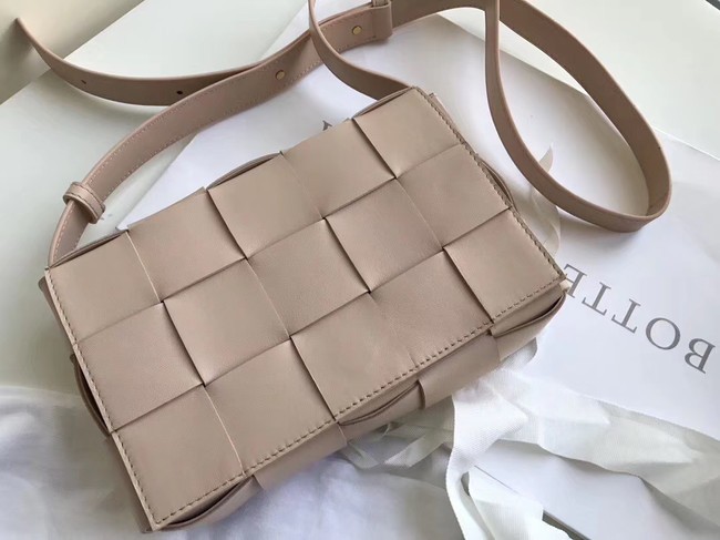 AAA Bottega Veneta Sheepskin Weaving Original Leather 578004 Nude JH09272im52