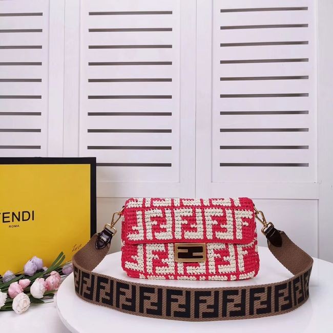 AAA FENDI fabric bag F0904 red JH08507pL24