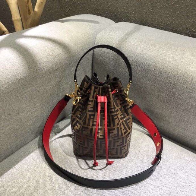 AAA Fendi MON TRESOR Multicolor leather bag 8BT298A JH08606SV29