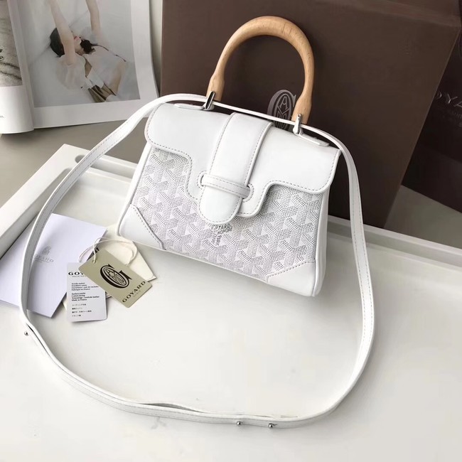 AAA Goyard Calfskin Leather Mini Tote Bag 9955 white JH06666bB27