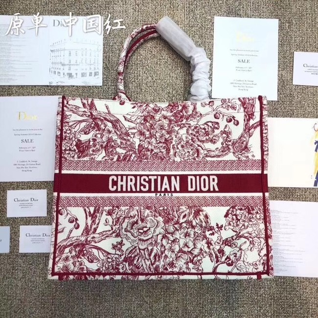AAAAA DIOR BOOK TOTE BAG TOILE DE JOUY M1286ZT pink JH07321hr50