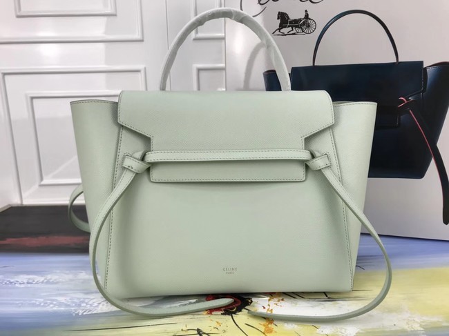 Celine Belt Bag Original Leather Medium Tote Bag A98311 Peppermint Green JH06091Rz18