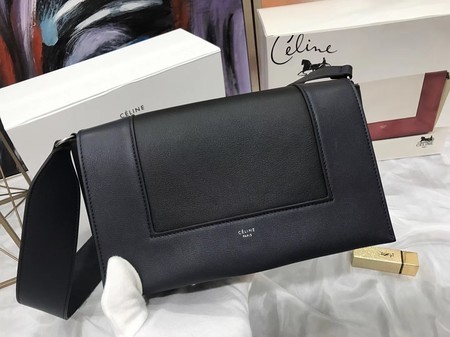 Celine frame Bag Original Calf Leather 5756 black JH06111iv85