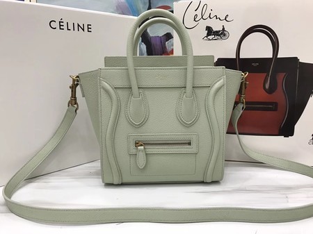 Celine NANO MINI Tote Bag Original Leather A3560 Light gray JH06233tQ92