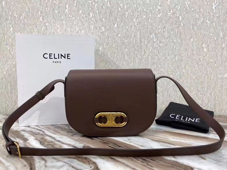 CELINE Original Leather Bag CL93123 brown JH05811kH95
