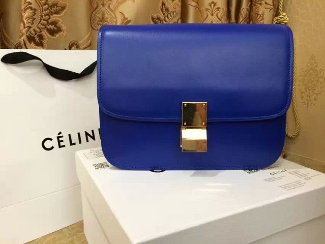 Celine winter best-selling model original leather 11042 brilliant blue JH06433Yj44