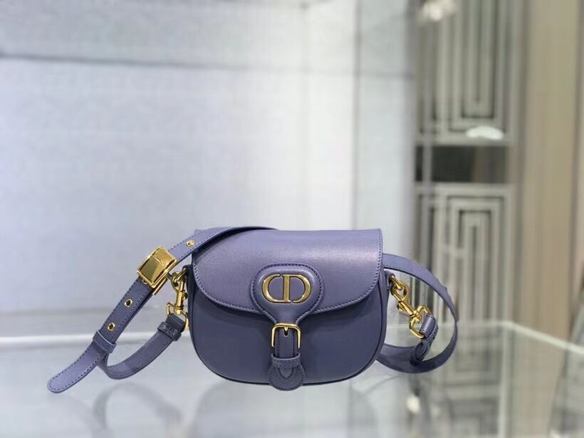 Cheap SMALL DIOR BOBBY BAG Gray Box Calfskin Gray Box Calfskin M9317 blue JH06922pG43