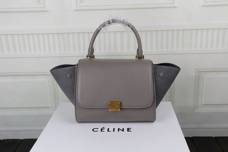 Copy 2015 Celine classic nubuck leather with original leather 3345 gray JH06547nY30