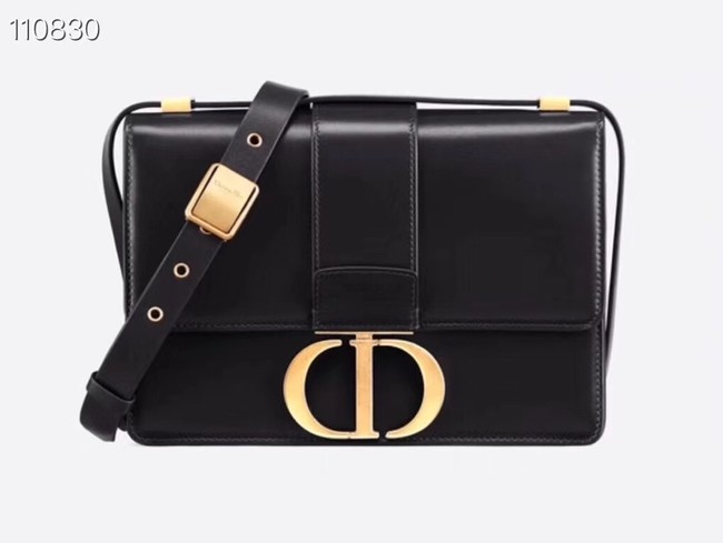 Dior 30 MONTAIGNE CALFSKIN BAG M9203 black JH07268oN21