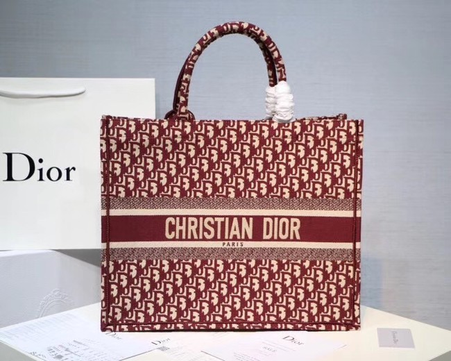 DIOR BOOK TOTE BAG VAN KALFSLEER MET RELIEF M1286Z JH07443ix60