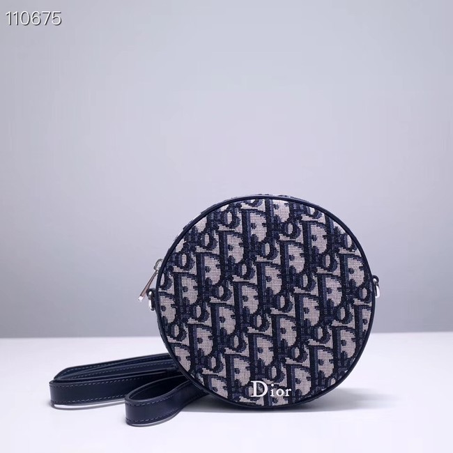 Dior CANVAS Shoulder Bag 83164 Royal Blue JH07282dX32