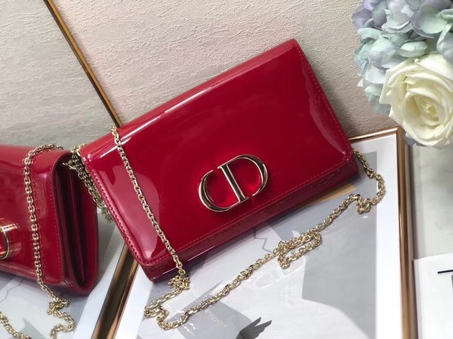 Dior leather Clutch bag M9205 red JH07086GL26