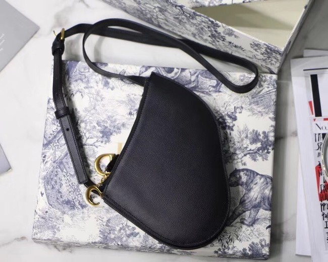 Dior SADDLE CALFSKIN CLUTCH S5642 black JH07280dt49