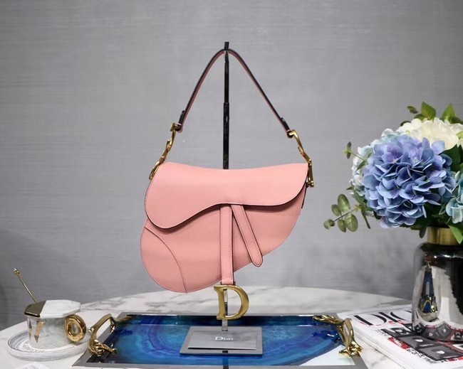 Dior SADDLE-TAS VAN KALFSLEER M0446C pink JH07331GJ97