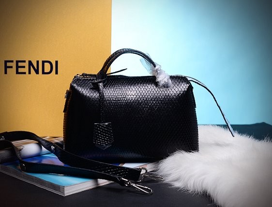Fake 1:1 2015 Fendi original python 2388 black JH08828Av26