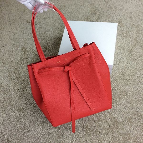 Fake Replica 2015 Celine new model litchi grain shopping bag 2208 red JH06425Ml87