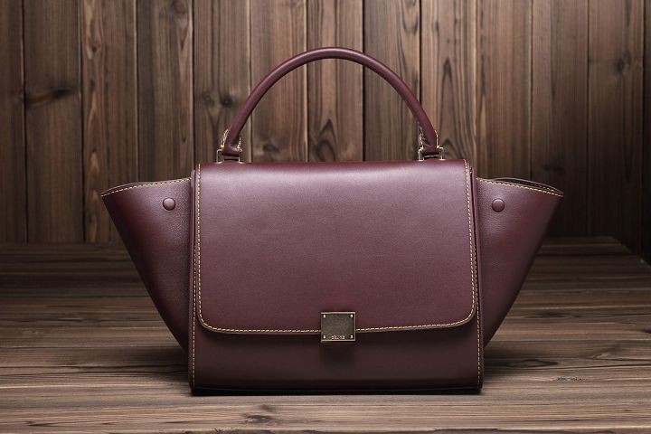 Fashion Celine winter best-selling model original leather 3342 burgundy JH06455NC66