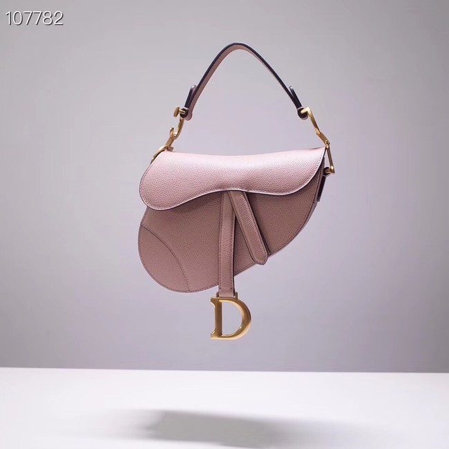 First-class Quality Dior SADDLE-TAS VAN KALFSLEER M0446C light pink JH07277aF97