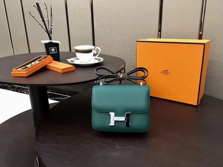 Hermes Constance Original Leatehr mini Shoulder Bag 8006 green JH01618Nr89