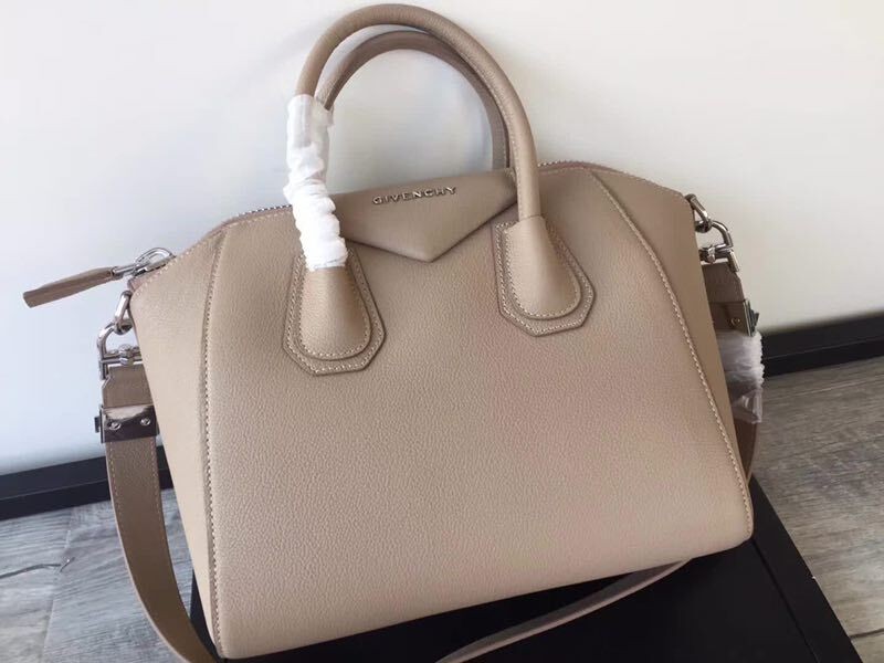 Hot Givenchy Antigona Bag Original Calfskin Leather G9983 apricot JH09024DJ96