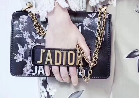 Imitation Dior JADIOR Shoulder Bag A9000 black JH07665LQ13