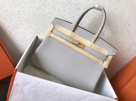 Imitation Top Hermes Birkin 35CM Tote Bag Original Togo Leather BK35 Beige JH01629Wv17