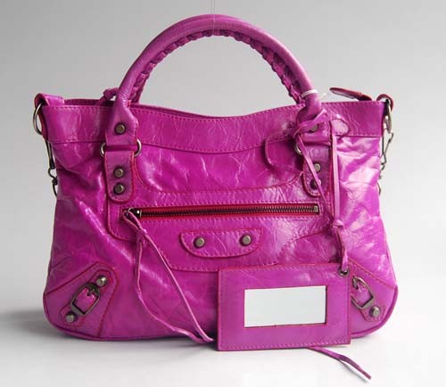 Knockoff Balenciaga FIRST Motorcycle Bag Light Purple 084331 JH09527ll66