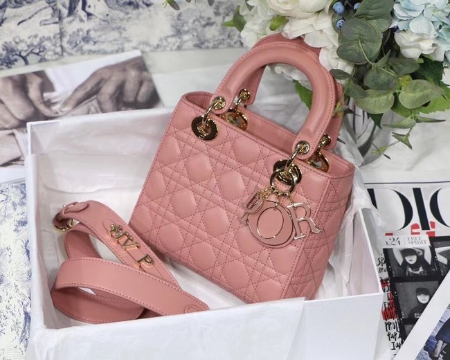 LADY DIOR MY ABCDIOR BAG Cannage Lambskin M0538O pink JH06723de78