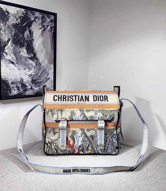 MESSENGER TAS DIOR OBLIQUE DIORCAMP M1291VRIS grey JH07080nR86