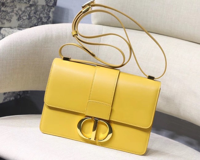 New Dior 30 MONTAIGNE CALFSKIN BAG M9203 yellow JH07064IR98
