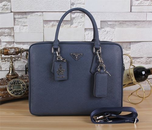 Prada winter best-selling model original leather F003 blue JH05777NA21