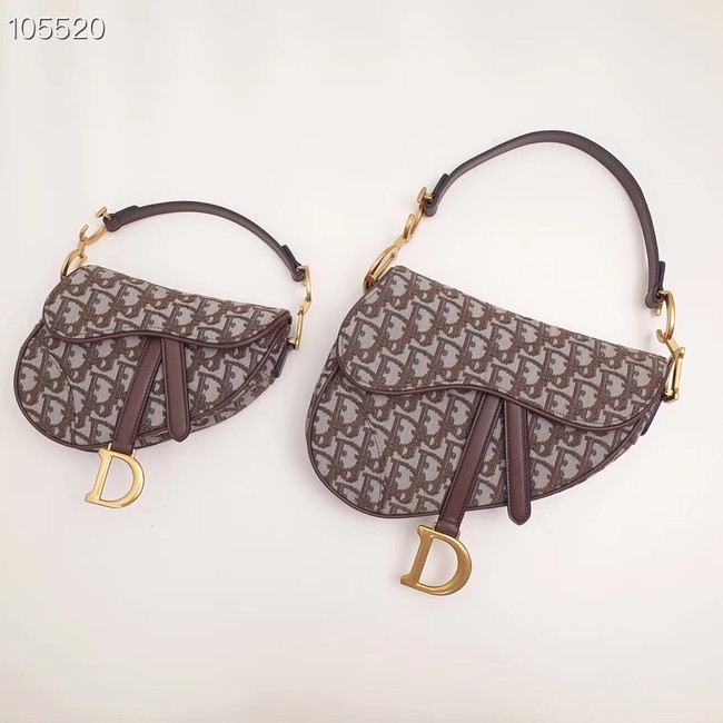 Replica 1:1 Dior SADDLE BAG CANVAS M0446 Wine JH07404YC47