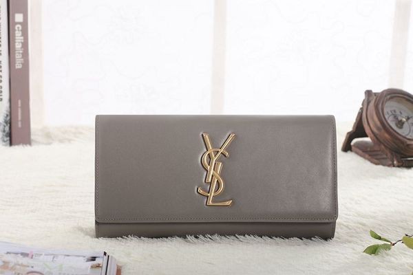 Replica 2015 Yves Saint Laurent hot style original leather 5486 khaki JH08465Hw86