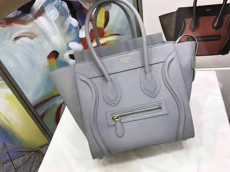 Replica Celine Luggage Micro Original Leather Tote Bag M3308 Light gray JH06203oV69