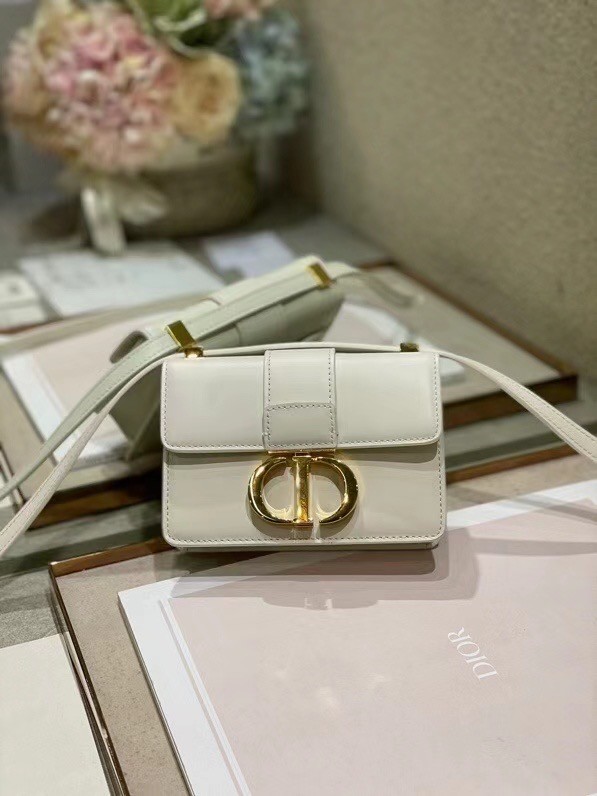 Replica Designer DIOR 30 MONTAIGNE BAG Calfskin mini M9204U Beige JH06764uT54