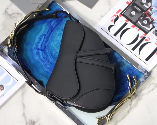 Replica Dior SADDLE-TAS VAN KALFSLEER M0446C black JH07150dA35