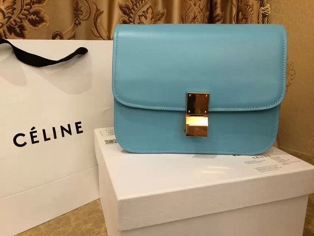 Replica Fashion Celine winter best-selling model original leather 11042 sky blue JH06431BC48
