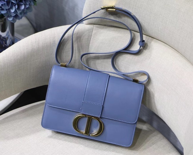 Top Dior 30 MONTAIGNE CALFSKIN BAG M9203 blue JH07155eB82