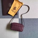 AAA 1:1 Goyard Calfskin Leather Shoulder Bag 6788 Wine JH06648Dt62