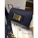 AAA 1:1 Jadior flap bag calfskin cross-body bag M8000 dark blue JH07560Pp71