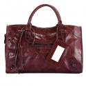 AAA balenciaga motorcycle saddle bag 38cm 084832 332 dark brown JH09501CB45