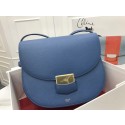 AAA Celine Compact Trotteur Cattle leather Shoulder Bag 1269 blue JH06147pL24